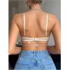 imageSOLY HUX Womens Sexy Lace Bras Underwire Everyday Bra Comfort Push Up BralettesPlain Khaki