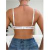 imageSOLY HUX Womens Sexy Lace Bras Underwire Everyday Bra Comfort Push Up BralettesPlain White