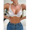 imageSOLY HUX Womens Sexy Lace Bras Underwire Everyday Bra Comfort Push Up BralettesPlain White