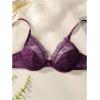 imageSOLY HUX Womens Sexy Lace Bras Underwire Everyday Bra Comfort Push Up BralettesPure Purple