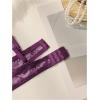 imageSOLY HUX Womens Sexy Lace Bras Underwire Everyday Bra Comfort Push Up BralettesPure Purple