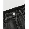 imageSOLY HUX Womens Y2k Denim Shorts Grunge Punk Low Waist Skinny Mini Jean Shorts StreetwearBlack Graphic