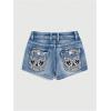 imageSOLY HUX Womens Y2k Denim Shorts Grunge Punk Low Waist Skinny Mini Jean Shorts StreetwearBlue Graphic