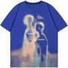 imageSOLY HUX Mens Oversized Graphic Tees Crew Neck Short Sleeve Vintage Streetwear T Shirt TopsBlue Letter