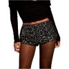 imageSOLY HUX Womens Sequin Micro Shorts Y2K Low Rise Sparkly Glitter Mini Booty Shorts Party Club Rave OutfitsPlain Black