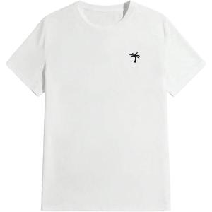 imageSOLY HUX Mens Summer Graphic T Shirts Short Sleeve Casual Tees TopWhite Tropical