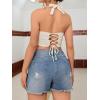 imageSOLY HUX Womens Crochet Halter Tops Summer Y2K Cute Crop Tops Sexy Knitted Sleeveless CamisoleSolid White
