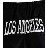 imageSOLY HUX Boys Letter Graphic Shorts Elastic Waist Summer Shorts with PocketsBlack Letter