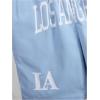 imageSOLY HUX Boys Letter Graphic Shorts Elastic Waist Summer Shorts with PocketsBlue Letter