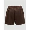 imageSOLY HUX Womens Drawstring Shorts Letter Graphic Casual Summer Track Shorts Coffee Brown Butterfly XLarge