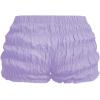 imageSOLY HUX Womens Ruffle Shorts Y2k Lace Lolita Bloomers Elastic Waist Frill Bottoms Micro BoyshortsLavender Purple