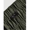 imageSOLY HUX Womens Ruffle Shorts Y2k Lace Lolita Bloomers Elastic Waist Frill Bottoms Micro BoyshortsPlain Army Green