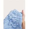 imageSOLY HUX Womens Ruffle Shorts Y2k Lace Lolita Bloomers Elastic Waist Frill Bottoms Micro BoyshortsPlain Blue