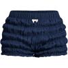 imageSOLY HUX Womens Ruffle Shorts Y2k Lace Lolita Bloomers Elastic Waist Frill Bottoms Micro BoyshortsPlain Dark Blue