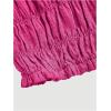 imageSOLY HUX Womens Ruffle Shorts Y2k Lace Lolita Bloomers Elastic Waist Frill Bottoms Micro BoyshortsPlain Hot Pink