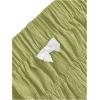 imageSOLY HUX Womens Ruffle Shorts Y2k Lace Lolita Bloomers Elastic Waist Frill Bottoms Micro BoyshortsPlain Light Green