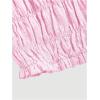 imageSOLY HUX Womens Ruffle Shorts Y2k Lace Lolita Bloomers Elastic Waist Frill Bottoms Micro BoyshortsPlain Light Pink