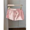 imageSOLY HUX Womens Striped Print Drawstring Waist Shorts Wide Leg Summer Beach Mini ShortsLight Pink Striped
