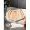 imageSOLY HUX Womens Striped Print Drawstring Waist Shorts Wide Leg Summer Beach Mini ShortsYellow Striped