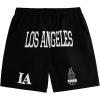 imageSOLY HUX Boys Letter Graphic Shorts Elastic Waist Summer Shorts with PocketsBlack Letter