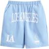 imageSOLY HUX Boys Letter Graphic Shorts Elastic Waist Summer Shorts with PocketsBlue Letter
