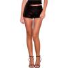 imageSOLY HUX Womens Sequin Sparkly Shorts Low Elastic Waist Y2k Party Club Mini Booty ShortsPure Black