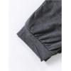 imageSOLY HUX Boys 2 Piece Summer Outfits Color Block Short Sleeve T Shirt Tops and Jogger Pants SetBlack and Grey