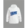 imageSOLY HUX Boys 2 Piece Sweatsuit Outfits Letter Graphic Hooides Sweatshirt and Jogger Sweatpants SetBlue and White