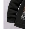 imageSOLY HUX Boys 2 Piece Sweatsuits Outfits Letter Graphic Long Sleeve Hoodies Sweatshirt and Sweatpants SetBlack Letter
