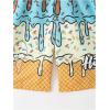 imageSOLY HUX Boys Beach Shorts Drawstring Waist Graphic Print Swim Trunks Summer BeachwearBrown Graphic
