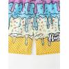 imageSOLY HUX Boys Beach Shorts Drawstring Waist Graphic Print Swim Trunks Summer BeachwearPurple Graphic