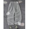 imageSOLY HUX Boys Casual Sweatpants Elastic Waist Wide Leg Baggy Athletic Pants with PocketsPlain Grey