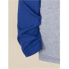 imageSOLY HUX Boys Color Block T Shirts Crew Neck Long Sleeve Tees Causal TopsBlue Colorblock