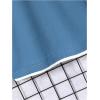 imageSOLY HUX Boys Crew Neck Long Sleeve T Shirt Contrast Binding Waffle Knit Tee TopsPure Blue