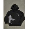 imageSOLY HUX Boys Graphic Hoodie Long Sleeve Hooded Pullover Sweatshirt Casual Streetwear TopsBlack Graphic