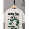 imageSOLY HUX Boys Graphic Tees Short Sleeve Figure Letter Print T Shirt TopsWhite Figure