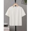 imageSOLY HUX Boys Graphic Tees Short Sleeve Figure Letter Print T Shirt TopsWhite Figure
