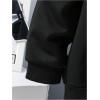 imageSOLY HUX Boys Hoodie Contrast Stitching Long Sleeve Hooded Sweatshirt Pullover Tops with PocketPure Black