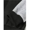 imageSOLY HUX Boys Letter Graphic Varsity Jacket Color Block Long Sleeve Fall Jacket Streetwear OuterwearBlack Letter
