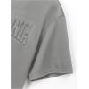 imageSOLY HUX Boys Letter Print T Shirts Short Sleeve Crew Neck Tops Summer Oversize TeesGrey Letter