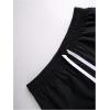 imageSOLY HUX Boys Summer Shorts Graphic Print Elastic High Waisted Casual ShortsBlack Cross