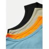 imageSOLY HUX Boys Summer Tank Top 4 Piece Set Sleeveless Crew Neck Shirts Basic UndershirtsGreen Orange Multi