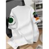 imageSOLY HUX Boys Summer Tops Letter Graphic Short Sleeve Shirts Crew Neck Loose Tee ShirtWhite Skull
