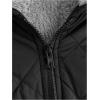 imageSOLY HUX Boys Zip Up Hooded Teddy Jacket Fleece Lined Autumn Winter OuterwearPlain Black