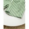imageSOLY HUX Toddler Boys Striped Shorts Elastic Waist Straight Leg Casual Summer Track ShortsLime Green Striped