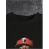 imageSOLY HUX Toddler Boys Summer Short Set Streetwear Short Sleeve Graphic Top and Shorts 2 Piece OutfitBlack Graphic