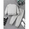 imageSOLY HUX Toddler Boys Sweatsuits 2 Piece Outfits Graphic Print Long Sleeve Sweatshirt and Sweatpants SetGrey Printed