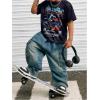 imageSOLY HUX Toddler Boys Tops Graphic Racing Short Sleeve Crew Neck Tee Shirts Streetwear Summer ClothesBlack Graphic