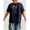 imageSOLY HUX Toddler Boys Tops Graphic Racing Short Sleeve Crew Neck Tee Shirts Streetwear Summer ClothesBlack Graphic