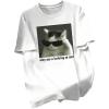 imageSOLY HUX Boys Graphic Tees Cute Cat Letter Print Short Sleeve T Shirt Crew Neck Casual Summer TopsWhite Cat